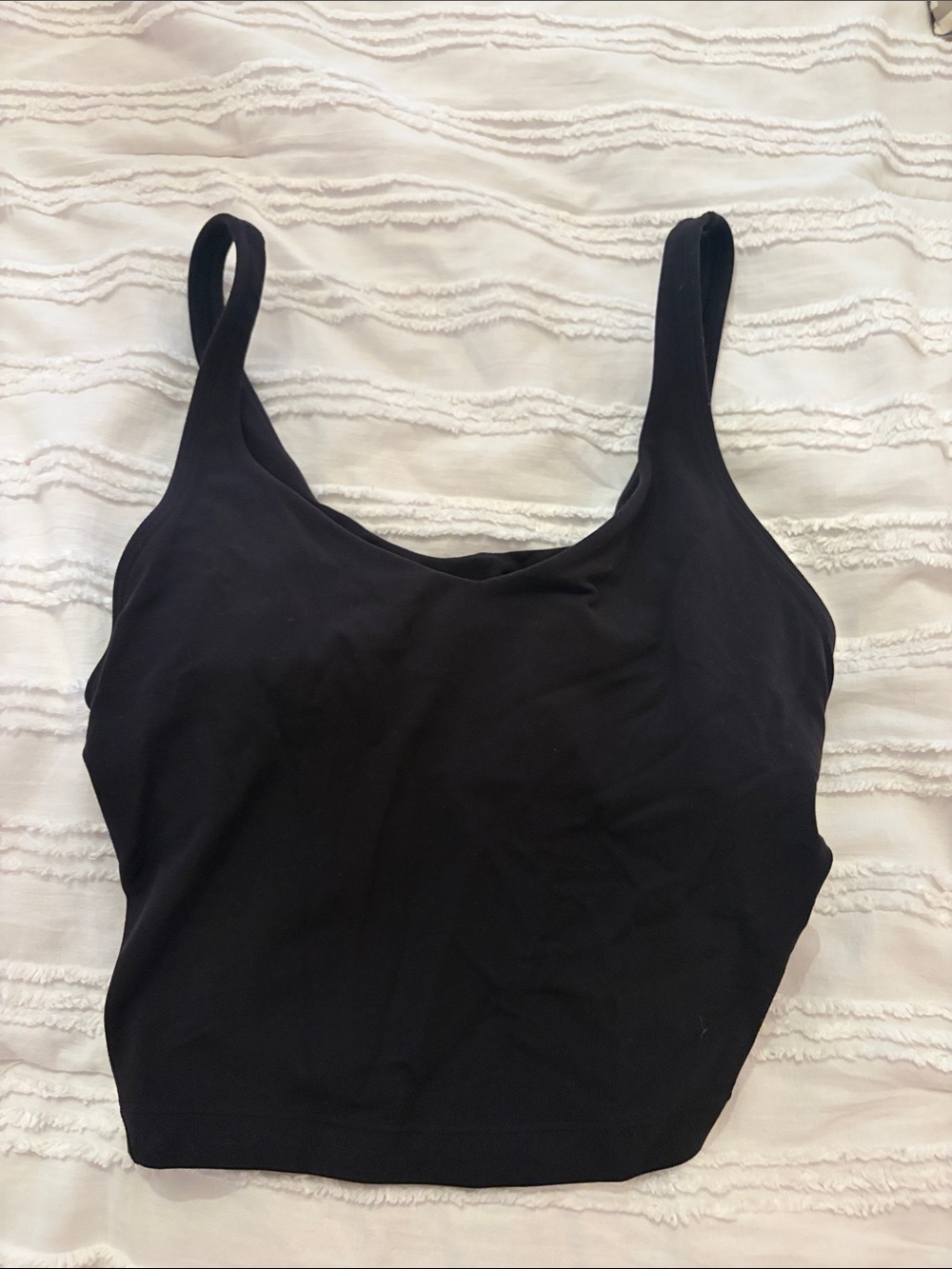 Black Lululemon align women’s Tank Top Crop